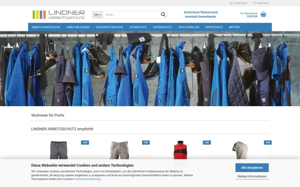 www.lindner-arbeitsschutz.de
