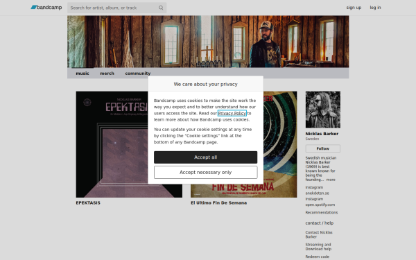 nicklasbarker.bandcamp.com