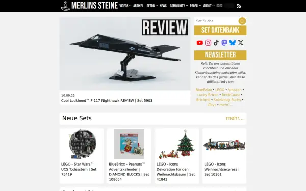 www.merlinssteine.de
