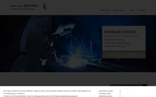 metallbau-becher.com