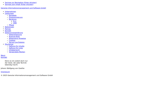 gerecke-informationsmanagement.de