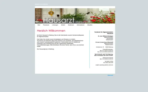 hausarzt-marburg.de