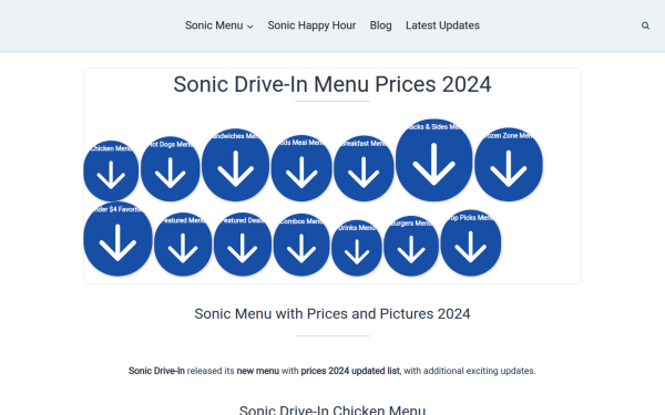 sonicpricemenu.com