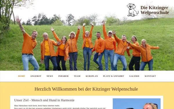 kitzinger-welpenschule.de
