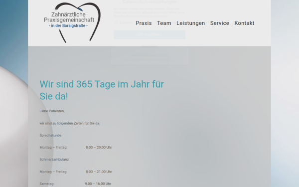 zahnarztpraxisteam.de
