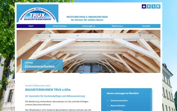 www.bauunternehmen-trux.de