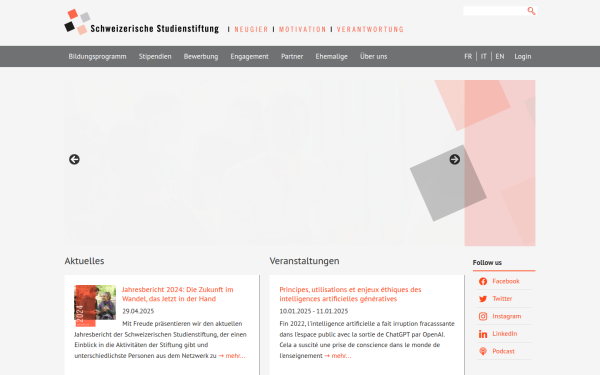 www.studienstiftung.ch