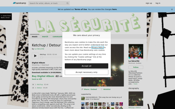 lasecurite.bandcamp.com