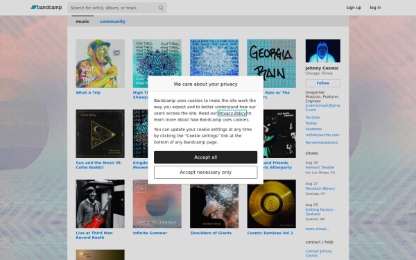 johnnycosmic.bandcamp.com