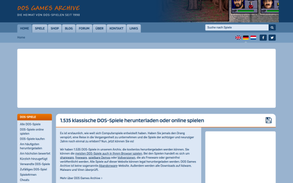 www.dosgamesarchive.de