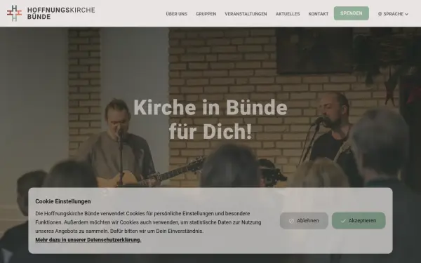 www.hoffnungskirche-buende.de