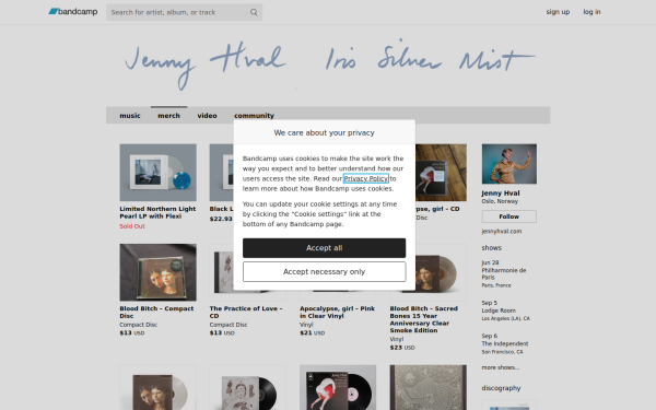 jennyhval.bandcamp.com