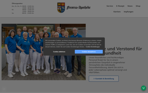 www.fresena-apotheke-hinte.de