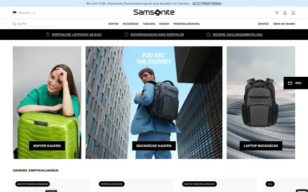 www.samsonite.de