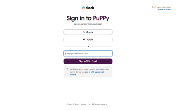 pugetsoundpython.slack.com