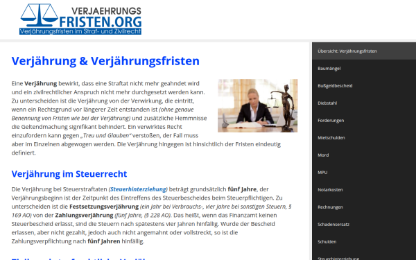 verjaehrungsfristen.org