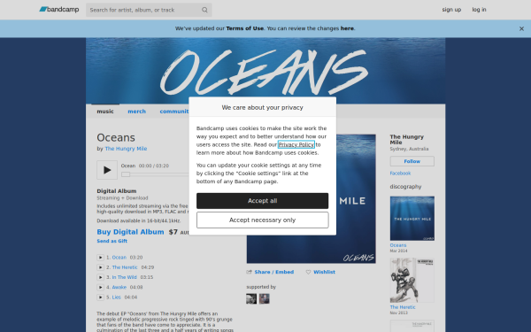 thehungrymile.bandcamp.com