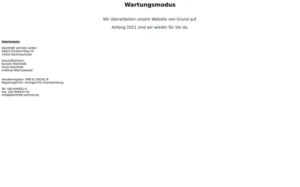 agentur-kleinfeldt.de