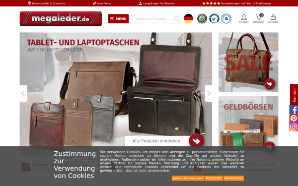 megaleder.de