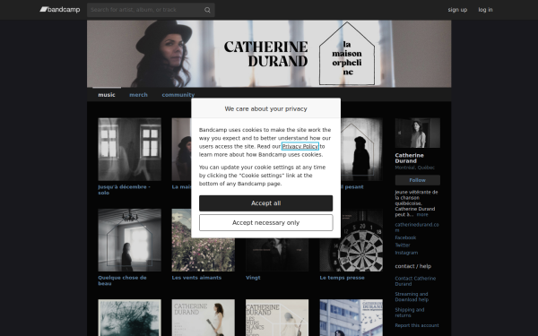 catherinedurand.bandcamp.com