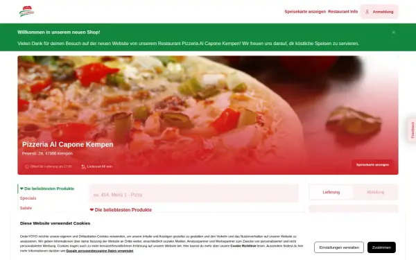 pizzeriaalcapone-kempen.de