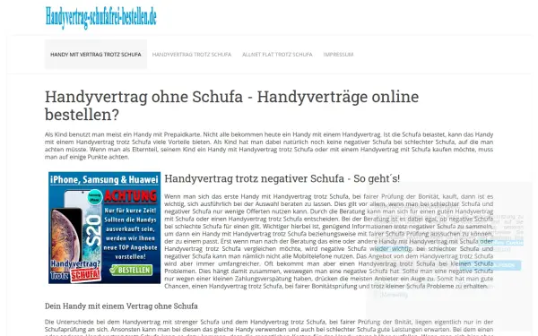 www.handyvertrag-schufafrei-bestellen.de