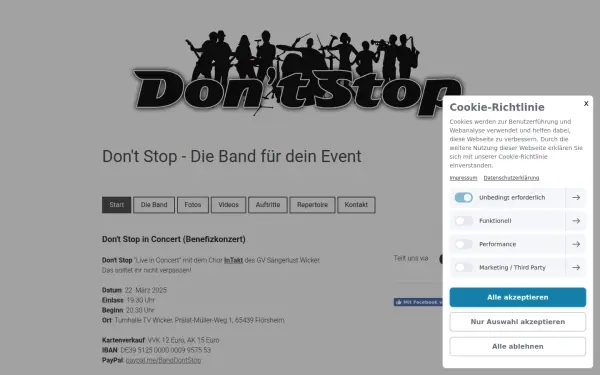 www.dont-stop-band.de
