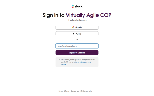 virtuallyagile.slack.com