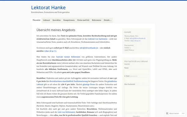 lektorathanke.de