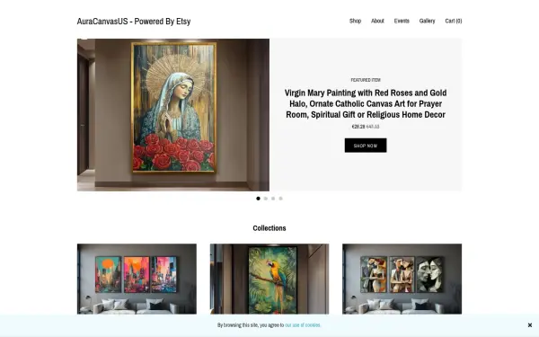 www.auracanvasprints.com