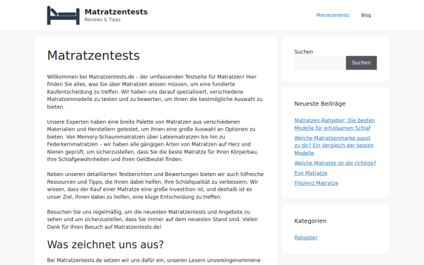 matratzentests.de
