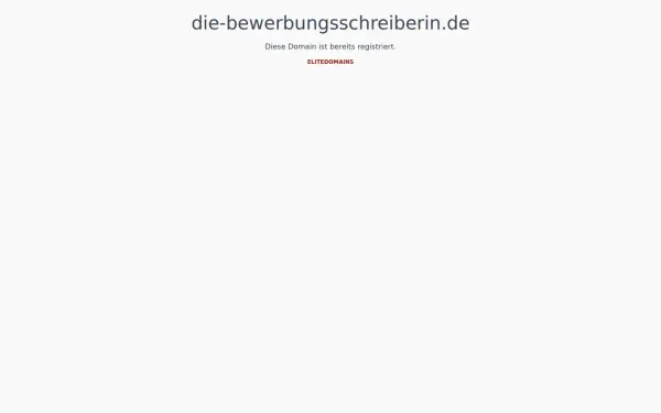 die-bewerbungsschreiberin.de