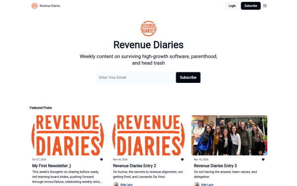 www.therevenuediaries.com