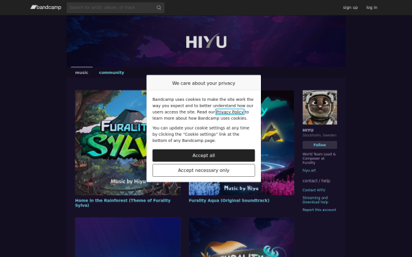 hiyu.bandcamp.com