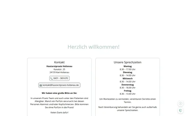 hautarztpraxis-holtenau.de