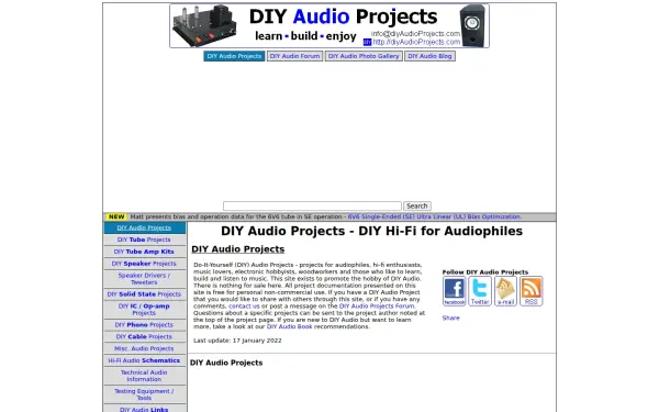 diyaudioprojects.com