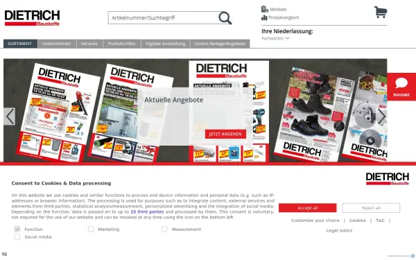 dietrich-baustoffe.com