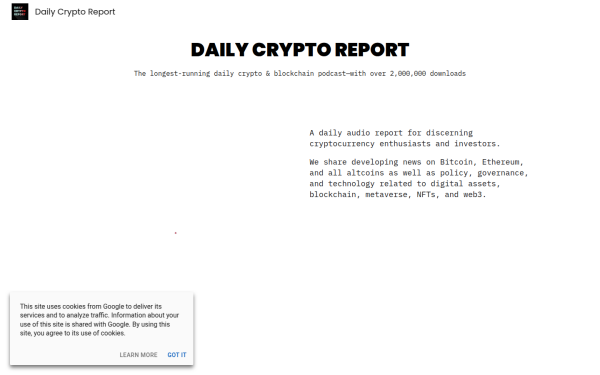 www.dailycryptoreport.io