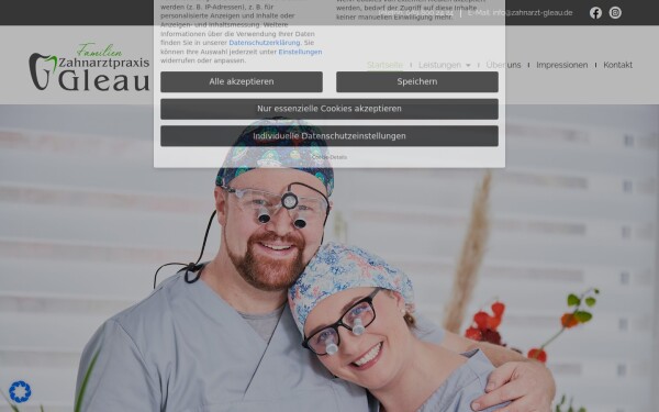 zahnarzt-gleau.de