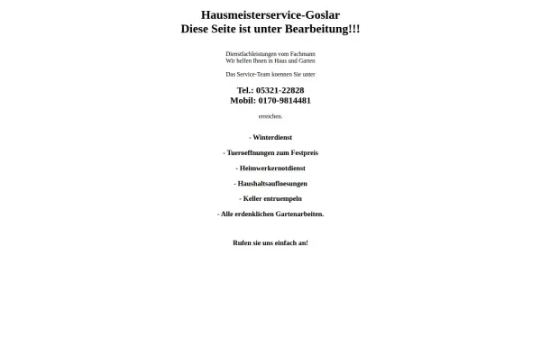 hausmeisterservice-goslar.de