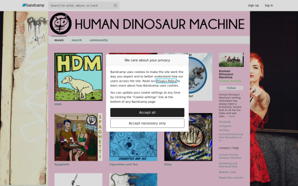 humandinosaurmachine.bandcamp.com