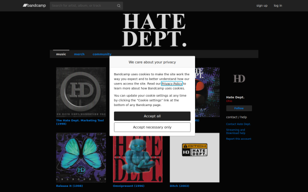 hatedept.bandcamp.com