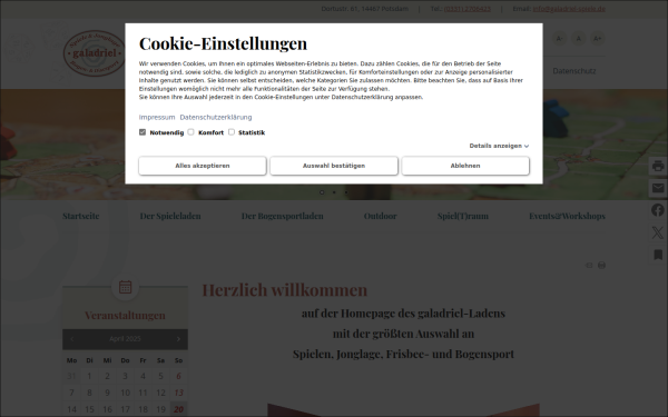 www.galadriel-spiele.de