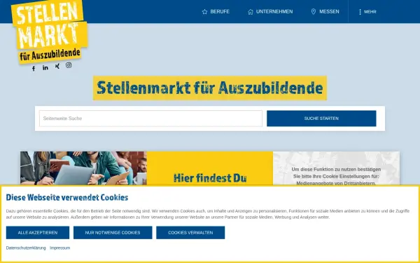 www.stellenmarkt-fuer-auszubildende.de