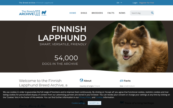finnishlapphund.breedarchive.com