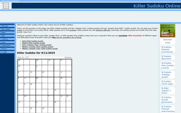 www.killersudokuonline.com