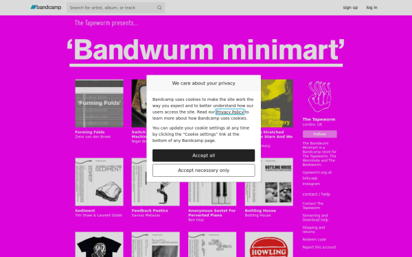 the-tapeworm.bandcamp.com