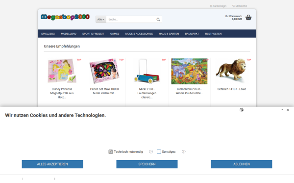 www.megashop2000.de