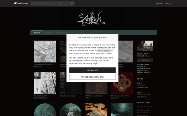 agalloch.bandcamp.com