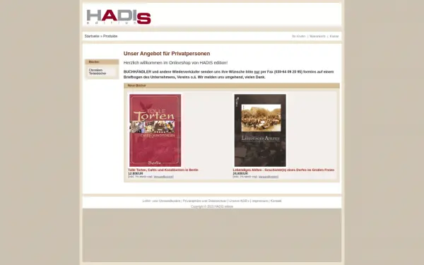 www.hadis-edition.de